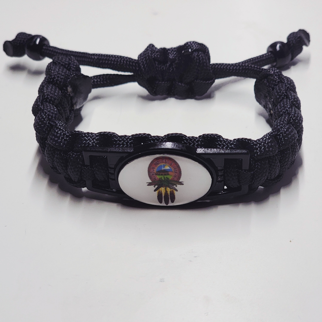 Mandan Hidatsa  Arikara Flag Adjustable Charm Bracelet Native American Culture